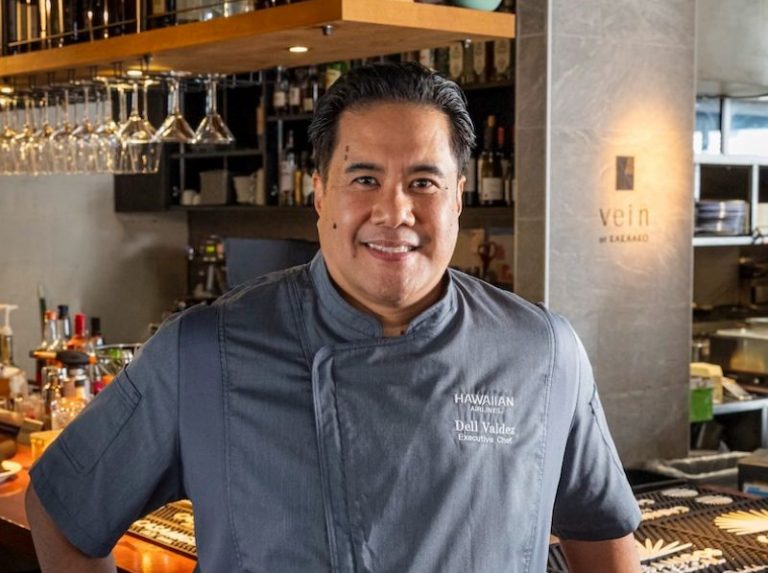 ヴェイン・アット・カカアコのデル・バルデスが、 ハワイアン航空の   新エグゼクティブシェフに就任！
